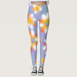 Niedlich Daisy Blume Botanische Musterschule mädch Leggings