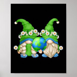 Niedlich Daisy Blume Hippie Couple für Mama und Va Poster
