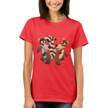 Niedlich Dancing Cartoon Coatimundis Frauen T - Sh