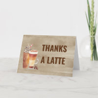 Niedlich dank eines Latte Coffee Drinks