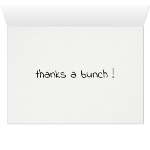 Niedlich danke Ihnen für Ihr Dankeschön