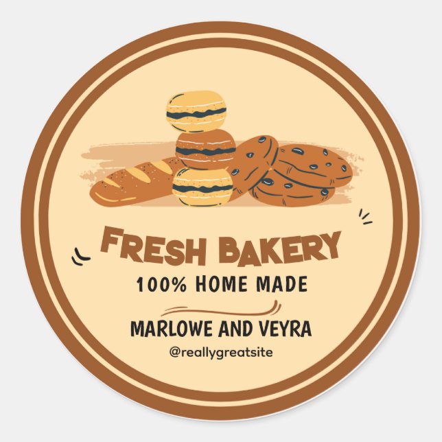 Niedlich danke Ihnen Sticker farbenfroh und elegan (Vorderseite)