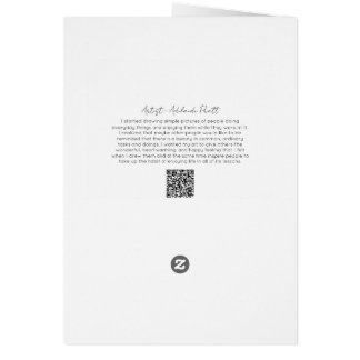 Niedlich Dankeschön-Karte für den Fall