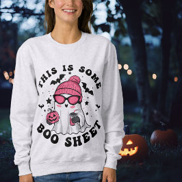 Niedlich, das ist ein Boo-Sheet Halloween Sweatshirt