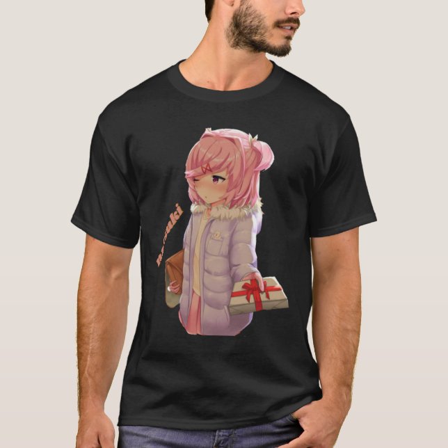 niedlich ddlc natsuki doki do do do T-Shirt (Vorderseite)
