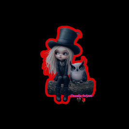 Niedlich Deadly in Liebe Aufkleber