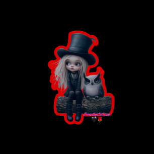 Niedlich Deadly in Liebe Aufkleber