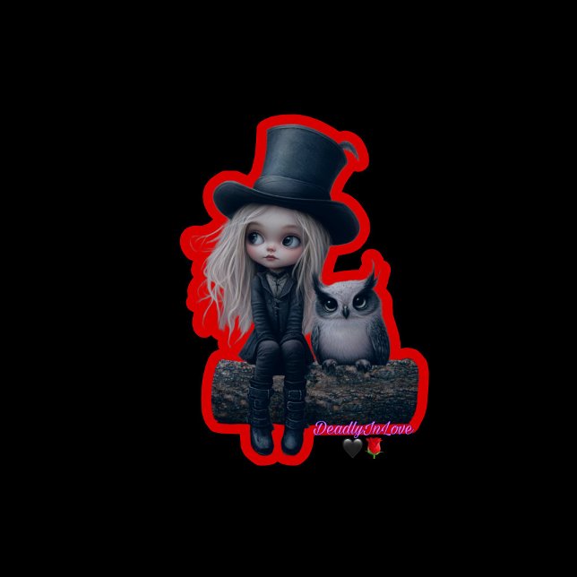 Niedlich Deadly in Liebe Aufkleber (Von Creator hochgeladen)