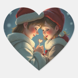 Niedlich Deadly in Liebe Aufkleber