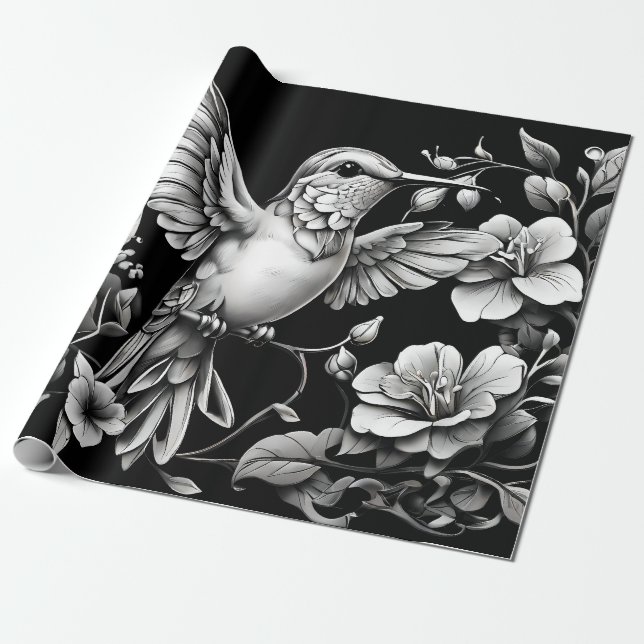Niedlich Decorative Hummingbird Geschenkpapier (Ungerollt)