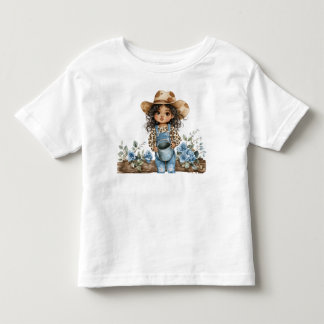 Niedlich Denim Cowgirl 3 Kleinkind T-shirt