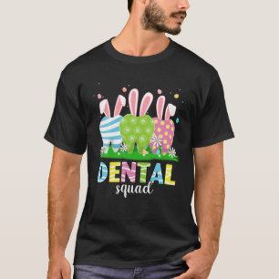 Niedlich Dentist Tooth Bunny Easter Egg Zahnspange T-Shirt