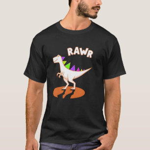 Niedlich Dino Rawr Dinosaur Roaring Funny Kid Dino T-Shirt