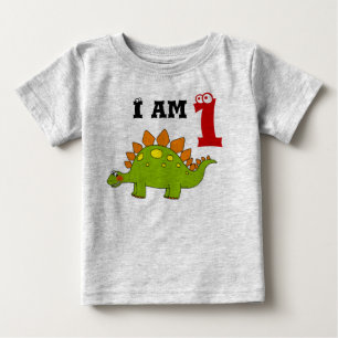 Niedlich Dinosaur 1. Geburtstag Baby T-shirt