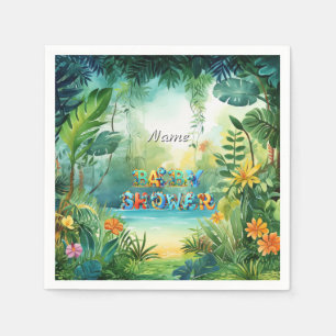 Niedlich Dinosaur Birthday Napkins Serviette