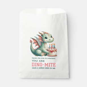 Niedlich Dinosaur Dino-Mite Geburtstagsfeier Geschenktütchen