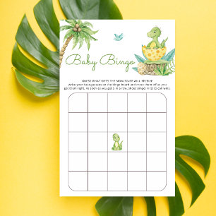 Niedlich Dinosaur Egg Baby Dusche Bingo Spiel