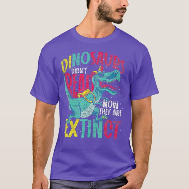 Niedlich Dinosaur Funny Teaching Dino Lehrer T-Shirt (Vorderseite)
