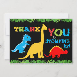 Niedlich Dinosaur Geburtstag Vielen Dank Karte