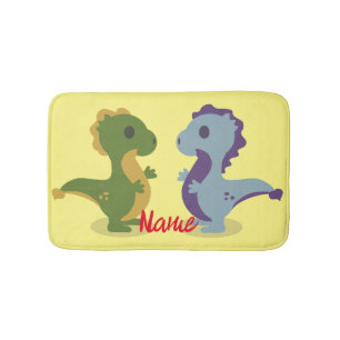 Niedlich Dinosaur Pair Thunder_Cove Badematte