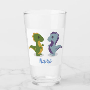 Niedlich Dinosaur Pair Thunder_Cove Glas