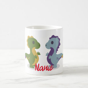 Niedlich Dinosaur Pair Thunder_Cove Kaffeetasse