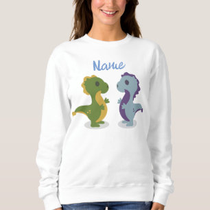 Niedlich Dinosaur Pair Thunder_Cove Sweatshirt