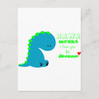 Niedlich Dinosaur RAWR