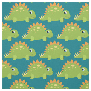Niedlich Dinosaurier Kids Stegosaurus Cartoon Stoff