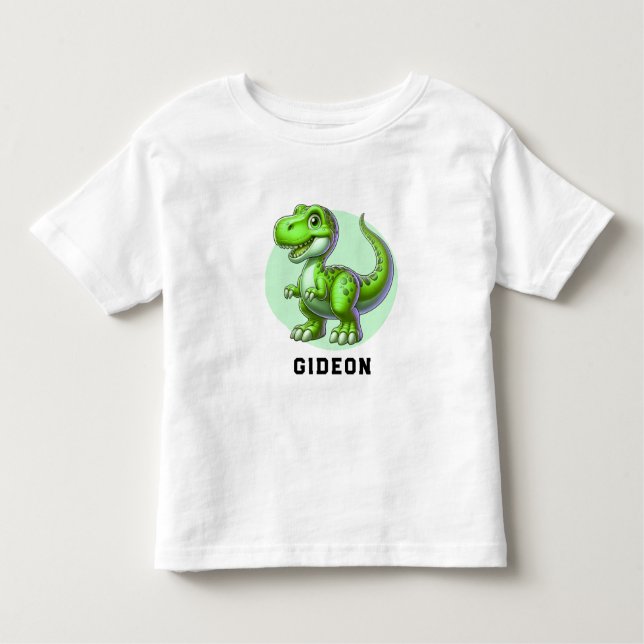 Niedlich Dinosaurier Kleinkind T-shirt (Vorderseite)