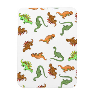 Niedlich Dinosaurier Muster Magnet