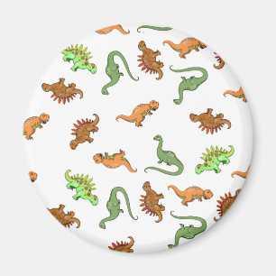 Niedlich Dinosaurier Muster Magnet