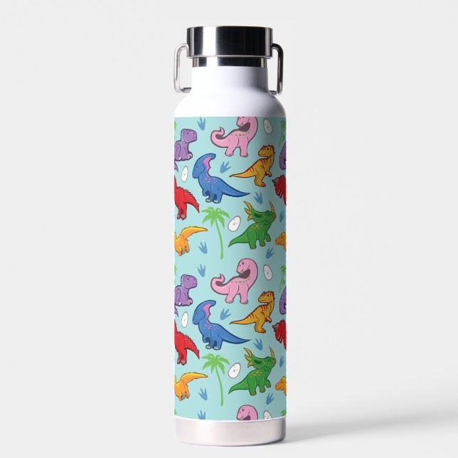 Niedlich Dinosaurier Muster Trinkflasche (Vorne)