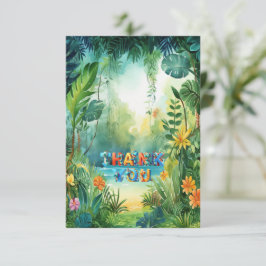 Niedlich Dinosaurier Vielen Dank Karte