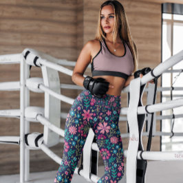 Niedlich Ditzy Floral Gemustert | LEGGINGS