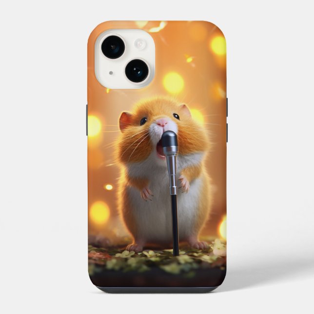 Niedlich Diva Hamster iPhone Hülle (Rückseite)
