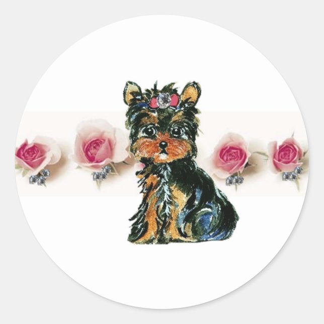 Niedlich Diva-Sticker Runder Aufkleber (Vorderseite)