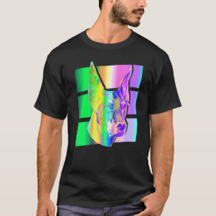 Niedlich Doberman Dog Colorful Animal T-Shirt