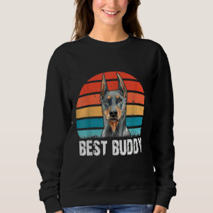 Niedlich Doberman Dog Lover Retro Vintag Funny Bes Sweatshirt