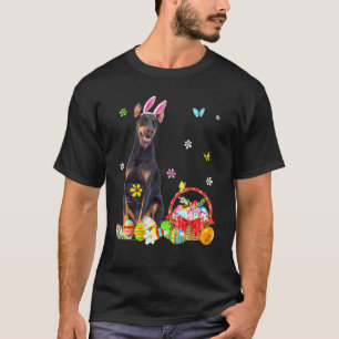 Niedlich Doberman Happy Oaster Dog T-Shirt