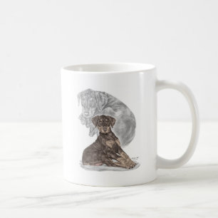 Niedlich Doberman Pinscher Puppy Kaffeetasse
