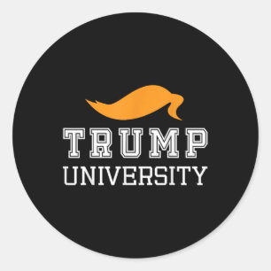 Niedlich Donald Trump Präsident der Universität Po Runder Aufkleber