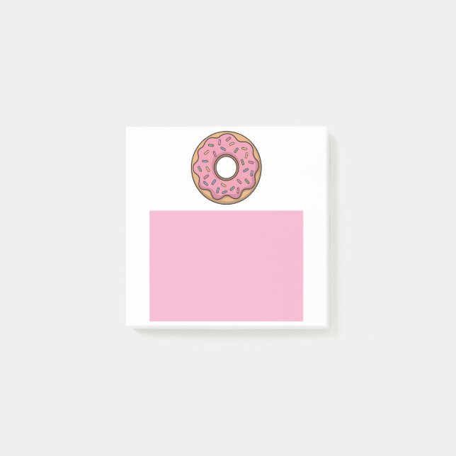 Niedlich Donut | Kinder Post-it Klebezettel (Vorderseite)