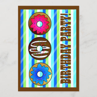 Niedlich Donut Party Geburtstag Einladung 5 x 7 - 