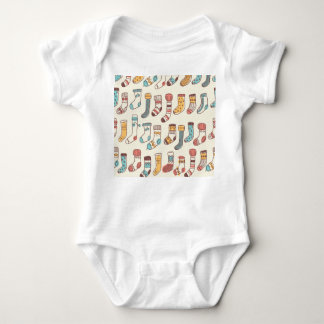 Niedlich Doodle Socken: Skandinavische Einfachheit Baby Strampler