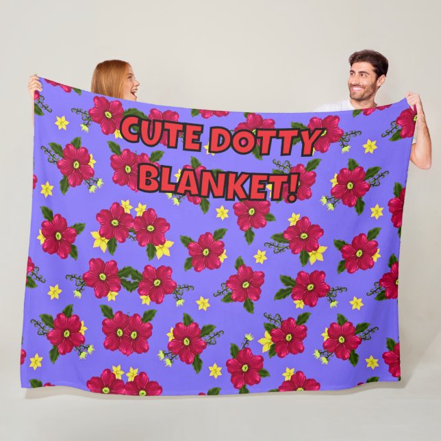 NIEDLICH DOTTY BLANKET Fleece Blanket! (Beispiel)