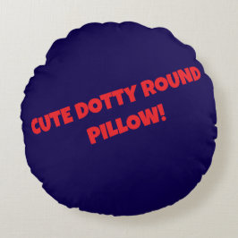 NIEDLICH DOTTY ROUND PILLOW! RUNDES KISSEN