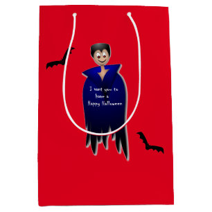 Niedlich Dracula Halloween Mittlere Geschenktüte
