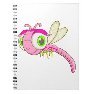 Niedlich Dragonfly Bug Notizblock