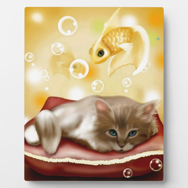 Niedlich Dream Kitten Fotoplatte (Vorderseite)